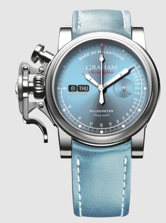 Replica Graham Watch 2CVCS.U24A Chronofighter Vintage Pulsometer Light Blue Replica Graham Watch 2CVCS.U24A Chronofighter Vintage Pulsometer Light Blue